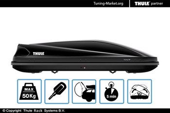 Бокс на крышу Thule Touring L 780 глянцевый черный (196х78х43 см) - ОбвесКарРу VIN: TH6348-1 / 634801 / 6348-. 