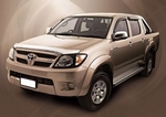 Дефлектор капота для Toyota Hilux Double Cab