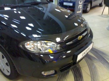 Дефлектор капота EGR темный для Chevrolet Lacetti - ОбвесКарРу VIN: BRE7113DS. 