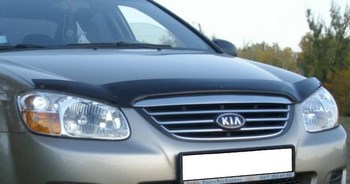 Дефлектор капота EGR темный для Kia Cerato - ОбвесКарРу VIN: EGR-9734DS. 