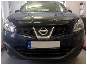 Дефлектор капота EGR темный для Nissan Qashqai - ОбвесКарРу VIN: 027231. 