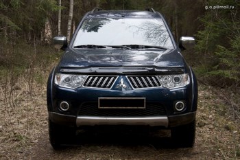 Дефлектор капота EGR темный для Mitsubishi L200 - ОбвесКарРу VIN: 026181. 