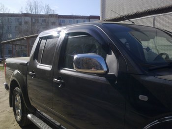 Дефлекторы боковых окон EGR для Nissan Navara - ОбвесКарРу VIN: 92463026B. 