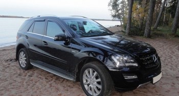 Дефлекторы боковых окон EGR для Mercedes Benz M-klasse - ОбвесКарРу VIN: 92254008B. 