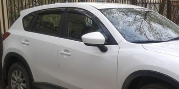 Дефлекторы боковых окон EGR для Mazda CX-5 - ОбвесКарРу VIN: 92450030B. 