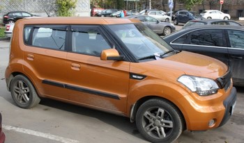 Дефлекторы боковых окон EGR для Kia Soul - ОбвесКарРу VIN: 92441007B. 