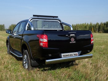 Дуги в кузов с защитой стекла для Fiat Fullback - ОбвесКарРу VIN: FIAFUL16-16. 