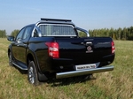 Дуги в кузов с защитой стекла для Fiat Fullback