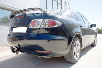 Фиксированный фаркоп Aragon для Mazda 6 I лифтбек - ОбвесКарРу VIN: E4002AA. 