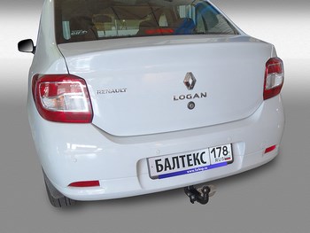 Фиксированный фаркоп Baltex для Renault Logan - ОбвесКарРу VIN: 18.2682.12. 