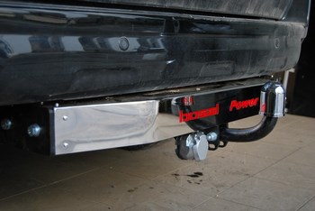 Фиксированный фаркоп Bosal Power для Lexus GX с нержавеющей пластиной - ОбвесКарРу VIN: 3063-ABP. 