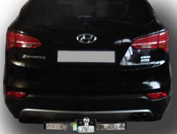 Фиксированный фаркоп Leader Plus для Hyundai Santa Fe - ОбвесКарРу VIN: H224-F(N). 