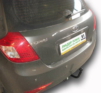 Фиксированный фаркоп Leader Plus для Hyundai i30 - ОбвесКарРу VIN: K110-A. 