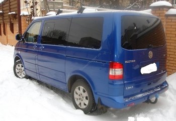 Фиксированный фаркоп Leader Plus для Volkswagen Transporter T5 (фургон закрытый) - ОбвесКарРу VIN: V111-FC. 