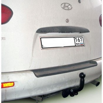 Фиксированный фаркоп Leader Plus для Hyundai H1 (2WD, задняя рессорная подвеска) - ОбвесКарРу VIN: H208-A. 
