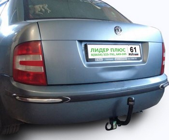 Фиксированный фаркоп Leader Plus для Skoda Fabia седан - ОбвесКарРу VIN: S103-A. 