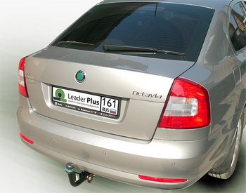 Фиксированный фаркоп Leader Plus для Skoda Octavia II лифтбек - ОбвесКарРу VIN: S106-A. 