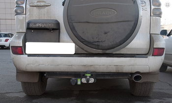 Фиксированный фаркоп Leader Plus для Toyota Land Cruiser Prado 120 - ОбвесКарРу VIN: T113-F. 