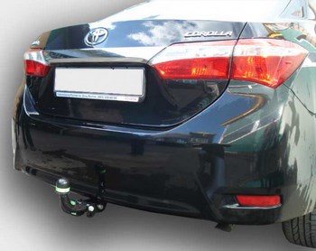 Фиксированный фаркоп Leader Plus для Toyota Corolla XI седан - ОбвесКарРу VIN: T117-A. 