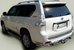 Фиксированный фаркоп Leader Plus с нержавеющей пластиной для Lexus GX