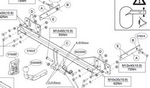 Фиксированный фаркоп Thule Brink для Mercedes A-klasse