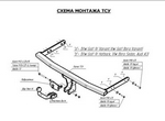 Фиксированный фаркоп VFM-Bosal для Audi A3