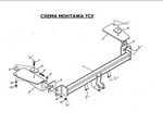 Фиксированный фаркоп VFM-Bosal для Daewoo Kalos