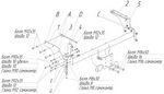 Фиксированный фаркоп VFM-Bosal для Ford Galaxy