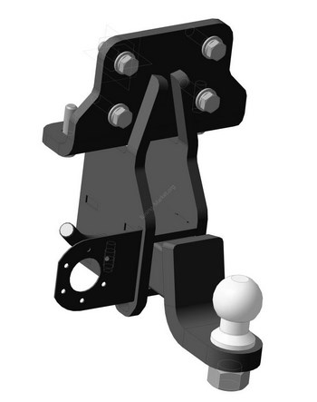 Фиксированный фаркоп VFM-Bosal для Toyota Land Cruiser Prado 150 - ОбвесКарРу VIN: 3011-E. 