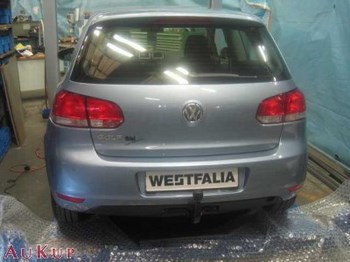 Фиксированный фаркоп Westfalia для Volkswagen Golf VI - оригинал - ОбвесКарРу VIN: 321865600001. 