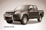 Кенгурятник d57 низкий мини SLITKOFF для Mazda BT-50