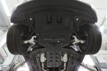 Композитная защита картера и КПП "АВС-Дизайн", для Infiniti G37 Sedan (2 части) - ОбвесКарРу VIN: 15.08k. 