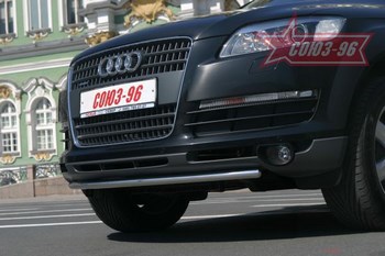 Передняя защита для Audi Q7 (2005-2015) - ОбвесКарРу VIN: AUDQ.48.0337. 