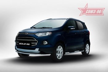 Передняя защита для Ford EcoSport (2014-2015) - ОбвесКарРу VIN: FECO.48.5226. 