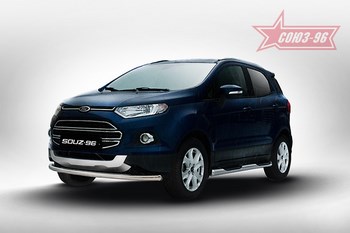 Передняя защита для Ford EcoSport (2014-2015) - ОбвесКарРу VIN: FECO.48.5227. 