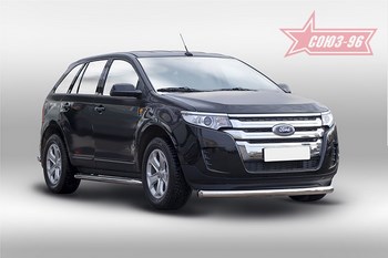 Передняя защита для Ford Edge (2011-2015) - ОбвесКарРу VIN: FEDG.48.5023. 