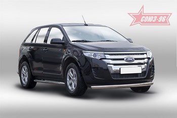 Передняя защита для Ford Edge (2011-2015) - ОбвесКарРу VIN: FEDG.48.5025. 