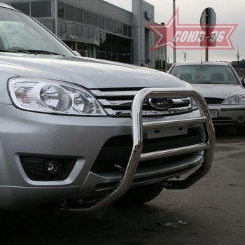 Передняя защита для Ford Escape (2007-2012) - ОбвесКарРу VIN: FESC.55.0736. 