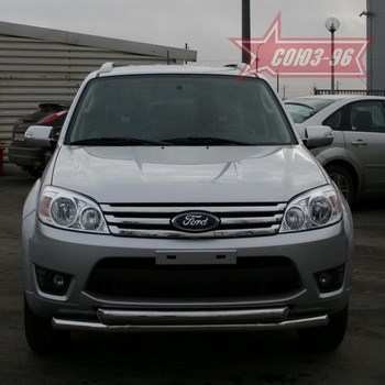 Передняя защита для Ford Escape (2007-2012) - ОбвесКарРу VIN: FESC.48.0738. 