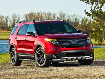 Передняя защита для Ford Explorer (2010-2015) - ОбвесКарРу VIN: Antek-FEXP.45.1314. 