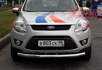 Передняя защита для Ford Kuga (2008-2012) - ОбвесКарРу VIN: FKUG.48.0671. 