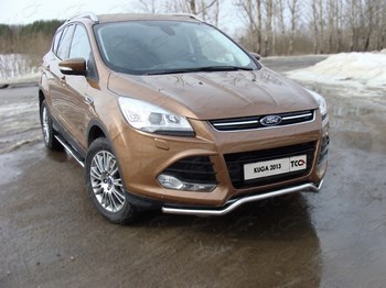 Передняя защита для Ford Kuga (2012-2015) - ОбвесКарРу VIN: FORKUG13-03. 