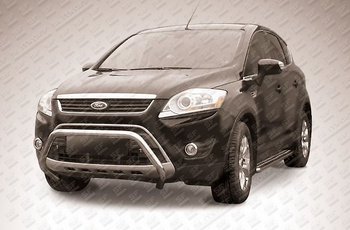 Передняя защита для Ford Kuga (2008-2012) - ОбвесКарРу VIN: FKG004. 
