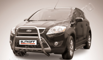 Передняя защита для Ford Kuga (2008-2012) - ОбвесКарРу VIN: FKG002. 