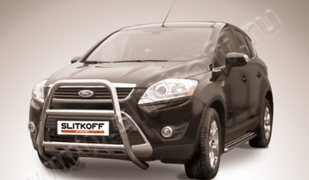 Передняя защита для Ford Kuga (2008-2012) - ОбвесКарРу VIN: FKG001. 