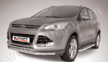 Передняя защита для Ford Kuga (2012-2015) - ОбвесКарРу VIN: FKG13-003. 
