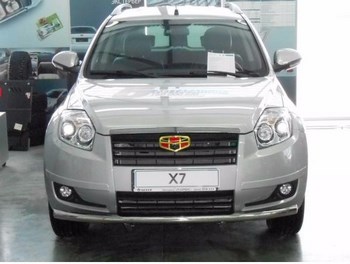 Передняя защита для Geely Emgrand X7 (2011-2015) - ОбвесКарРу VIN: X7-13.01. 