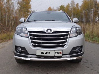 Передняя защита для Great Wall Hover H3 (2014-2015) - ОбвесКарРу VIN: GRWALH314-18. 