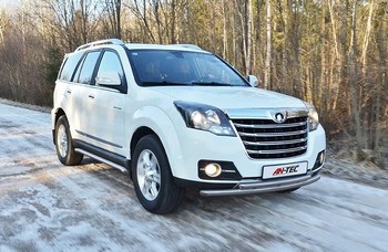 Передняя защита для Great Wall Hover H3 (2014-2015) - ОбвесКарРу VIN: Antek-GWHV3.48.1901. 
