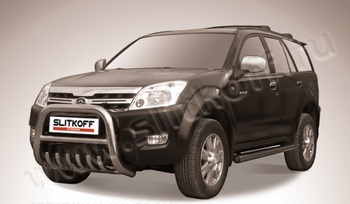 Передняя защита для Great Wall Hover (2008-2010) - ОбвесКарРу VIN: GWHN001. 